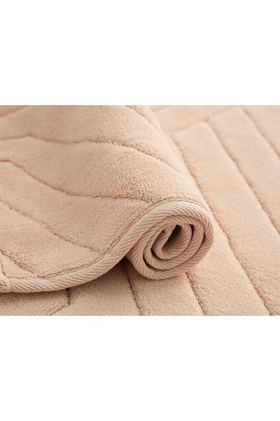 English Home Σετ πατάκι μπάνιου Wavy Cotton σε σκόνη