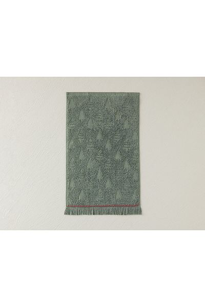 English Home Revelion Piny Bumbac Jacquard Prosop De Mână 30x45 Cm Verde