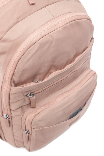 KAFF Σακίδιο πλάτης Young 17304 Pink Crinkle Fabric, αδιάβροχο με πολλές τσέπες