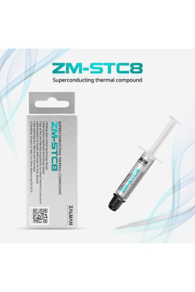 Zalman STC8 1.5g 8.3w/m.K Gri Yüksek Performans Termal Macun
