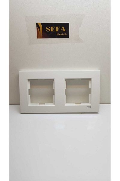 VİKO DOUBLE FRAME WHITE VIKO KARRE SERIES