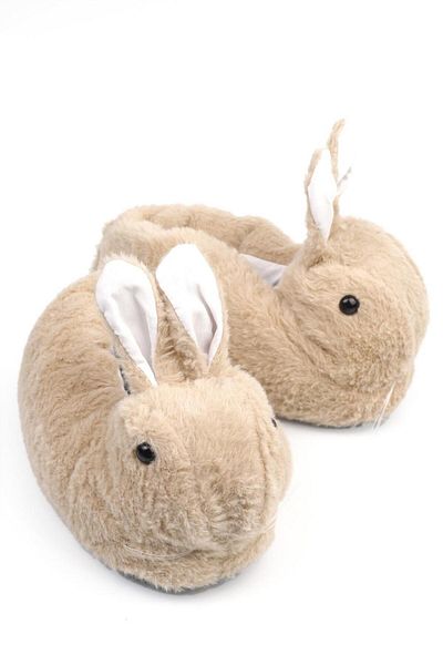 SUNSTEP Γυναικείες βελούδινες παντόφλες Winter Rabbit