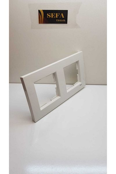 VİKO DOUBLE FRAME WHITE VIKO KARRE SERIES