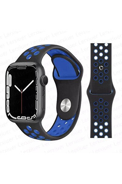 Tiger APPLE WATCH  9-8-7-6-5-4-3-SE / 38-40-41 MM UYUMLU DELİKLİ SİLİKON SPOR...