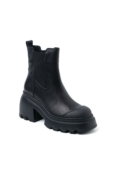John May Women's Boots TU-5132 101-B Black