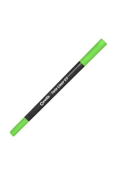 Modellino Caretta Twin Liner 65 Double Tip 0.4mm - 1mm Japanese Tip Fineliner Felted Pen - Color Selected 1 Piece