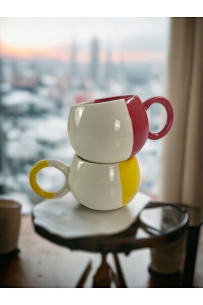 Artistic Quality Dekoratif El Işlemesi, Sarı-kırmızı Galatasaray Dekorlu 2 Ki...