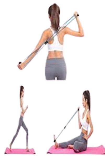 SPORIO Bandă de Pilates în cutie - cauciuc de rezistență