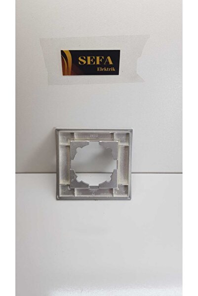 ELBİ METALLIC GRAY SINGLE FRAME DRESS ZENA SILVERLINE SERIES