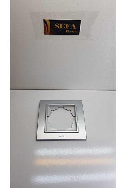 ELBİ METALLIC GRAY SINGLE FRAME DRESS ZENA SILVERLINE SERIES