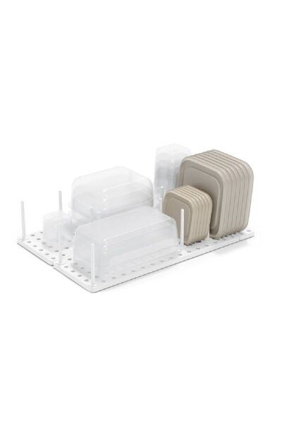 umbra Peggy Mutfak Dolabı, Raf Ve Çekmece Düzenleyici Tepsi Beyaz Renk