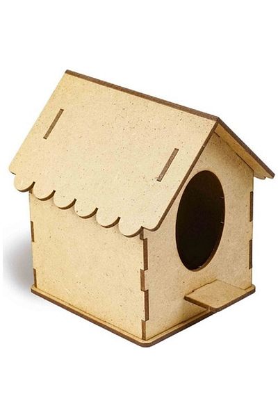 Silya Bird House 3d Wooden Model Hobby Entertainment