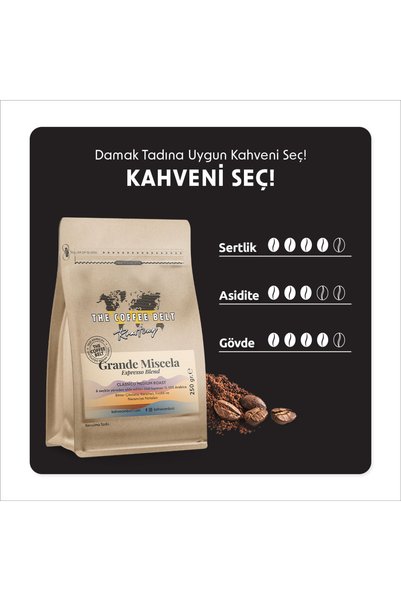 The Coffee Belt Grande Miscela Espresso Blend Coffee 1000 Gr.