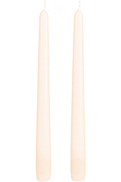 Herdekora Şamdan Mumu 2'li Paket Krem 25 Cm.