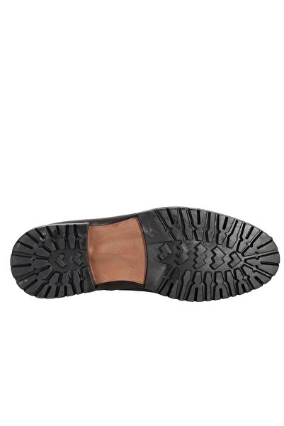 AREGA Bordolli Toka Detaylı Kahverengi Erkek Deri Bot