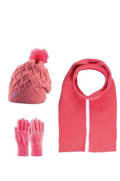Kitti 9-15 Years Girl Scarf Beanie Gloves 3-Piece