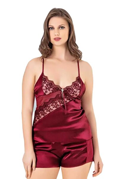 dalinda Plus Size Satin Shorts Set