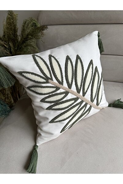 en gözde home غطاء وسادة مطرز ومطرز