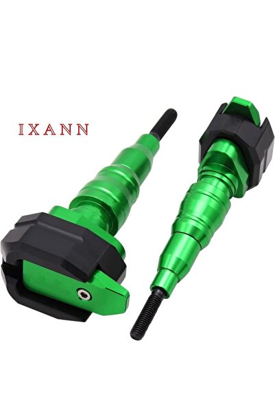 IXANN Motosiklet Koruma Takozu Takım Yeşil
