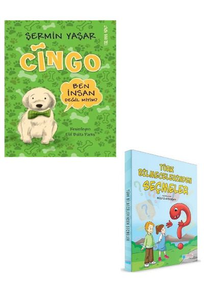 EVRENSEL İLETİŞİM Şermin Yaşar CİNGO + Evrensel Türk Bilmecelerinden Seçmeler 2 Kitap