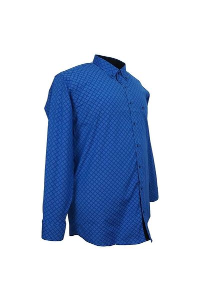 marufshop Cămașă de sezon din Lycra de mărime mare Albastru