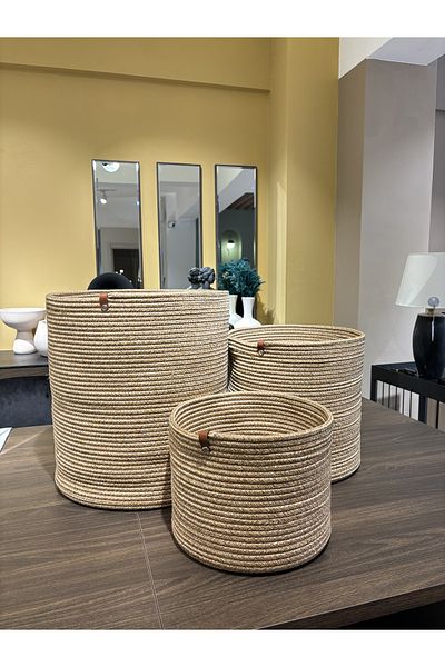 MaVaux Set de 3 Rover - Coș organizator multifuncțional, ghiveci de flori și organizator