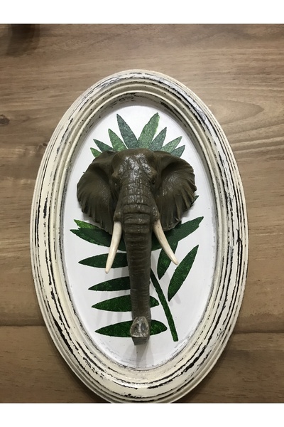 Ariestasarım 3'LÜ FİL KAFA TABLO