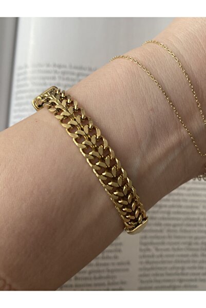 Pinery Jewels سلسلة محبوكة من الفولاذ المقاوم للصدأ