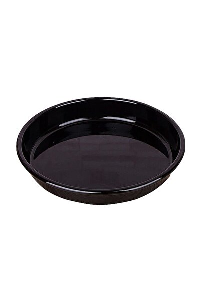 BİODATA Enamel Baking Pan Round Baking Pan 28 Cm Pizza Bread Pastry Cake Mold