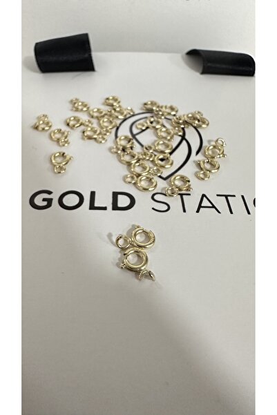 Goldstation 14 ayar altın kolye bileklik kilidi