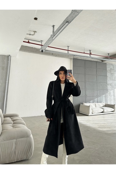 Rabury Butik Plush Black Coat