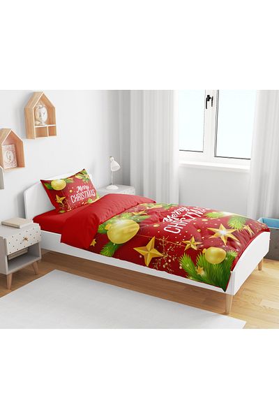 Erays Home Erayshome New Year's Eve 3D Digital Printed Single Duvet Cover Set