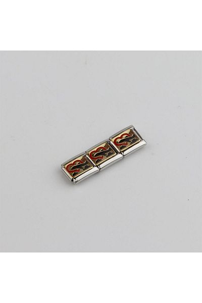Kaeria Accessory وصلة مرفقة مفصلة لطائرة السفر باللون الأحمر والذهبي الفولاذي