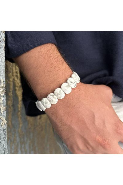 dergah tesbih Howlite Rolex Bracelet