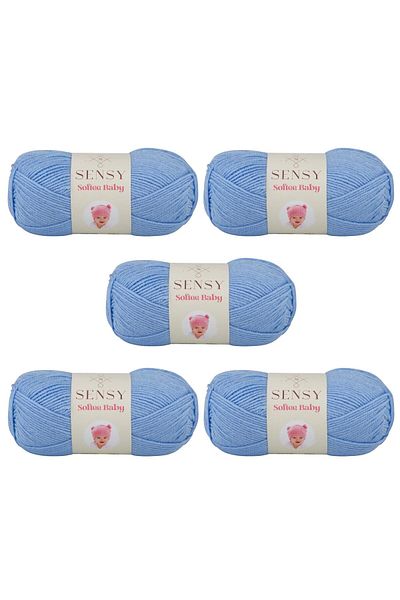 SENSY Softee Baby frânghie de tricotat manual Pătură frânghie frânghie pentru bebeluși cardigan pulover frânghie vestă frânghie eșarfă beanie papuci frânghie