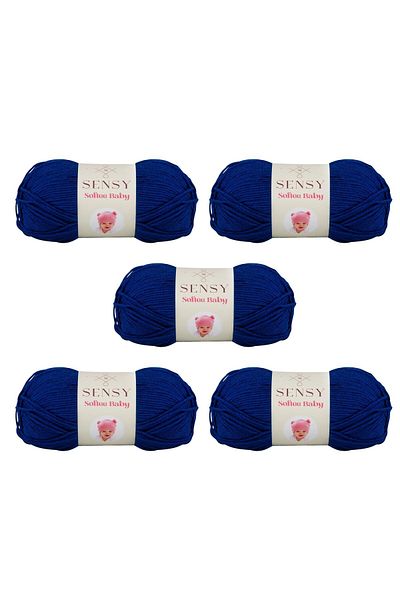 SENSY Softee Baby frânghie de tricotat manual Pătură frânghie frânghie pentru bebeluși cardigan pulover frânghie vestă frânghie eșarfă beanie papuci frânghie
