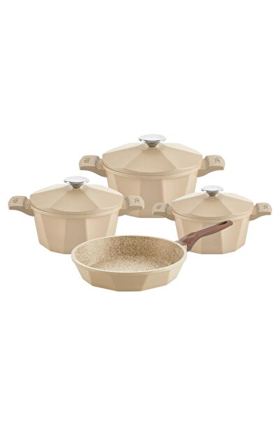 OMS Dodeca Döküm Granit 7 Parça Tencere Seti 3526 Kumbeji