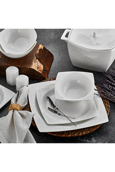 Aryıldız Bone Square 60 Parça Yemek Takımı 45001