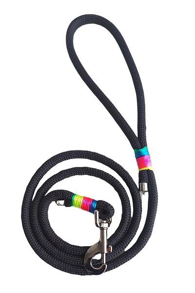 Pet Trendy Shop Black Dog Walking Leash Strap 130 Cmx1.2 Cm