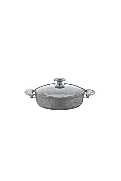 OMS Collection 22x7 Cm Granit Karnıyarık Tenceresi Gri