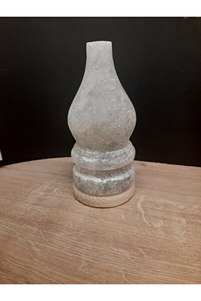 Tuzun Ruhu Abajür Şeklinde Doğal Kaya Tuzundan Yapım Tuz Lambası