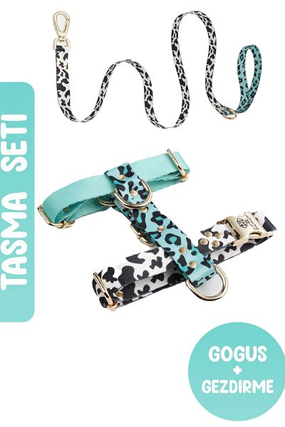 TheTailor Anti-Escape Leash Mix Leash Set Chest Leash and Travel Leash