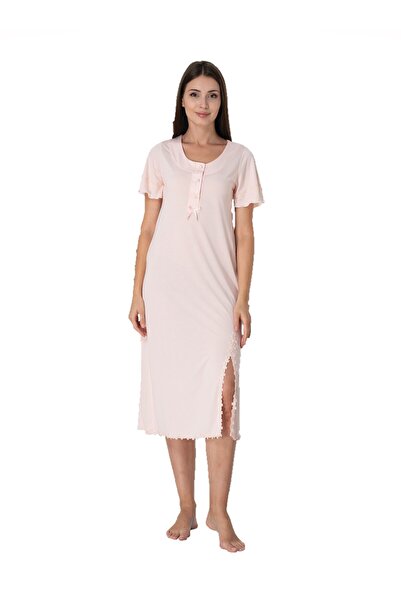 Effortt ثوب نوم مزين بالدانتيل