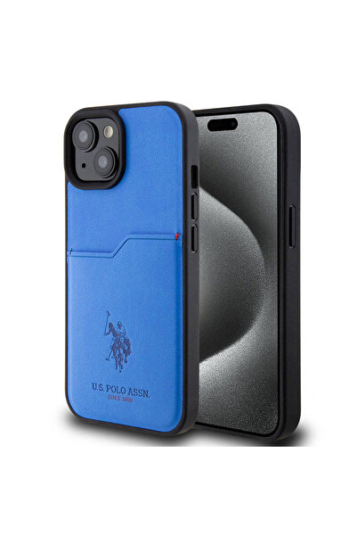 U.S. Polo Assn. Apple Iphone 15 Uyumlu Kılıf Lisanslı Baskı Logolu Pu Kartlık...