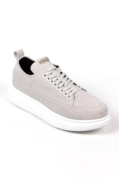 Rainon Store Stone Suede Lace Up High Sole Men's Sports Shoes