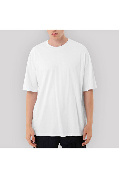 Z zepplin Studios Logo Oversize White T-Shirt