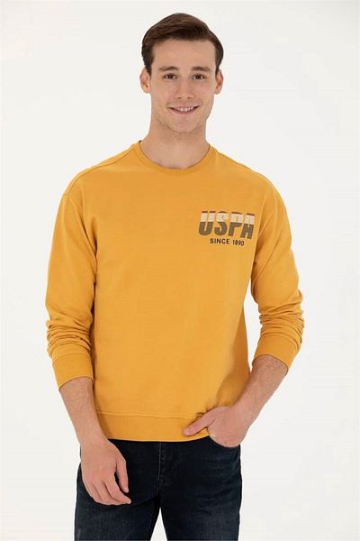U.S. Polo Assn. G081gl082 1667755 Erson Men's Sweat Mustard