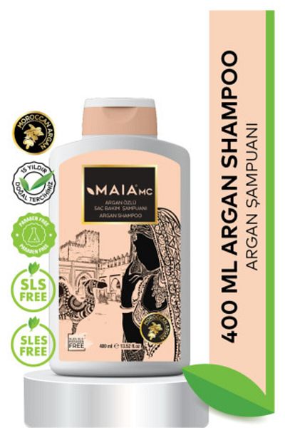 Maia mc 400 Ml Argan Hair Care Shampoo
