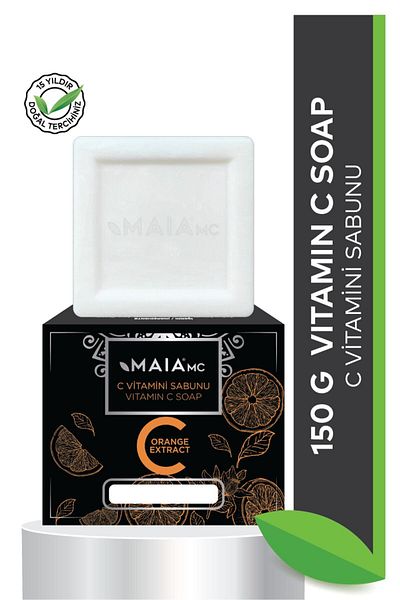 Maia mc Vitamin C Soap - Supports to Make the Skin Look Radiant 150 Gr