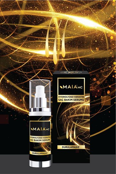 Maia mc سيروم العناية بالشعر بالكيراتين (بدون إعادة التعبئة) 100 مل